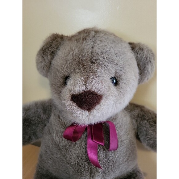 Vintage 1992 Plush Creations Plush 17" Brown Teddy Bear Stuffed Animal Preowned - Picture 2 of 7